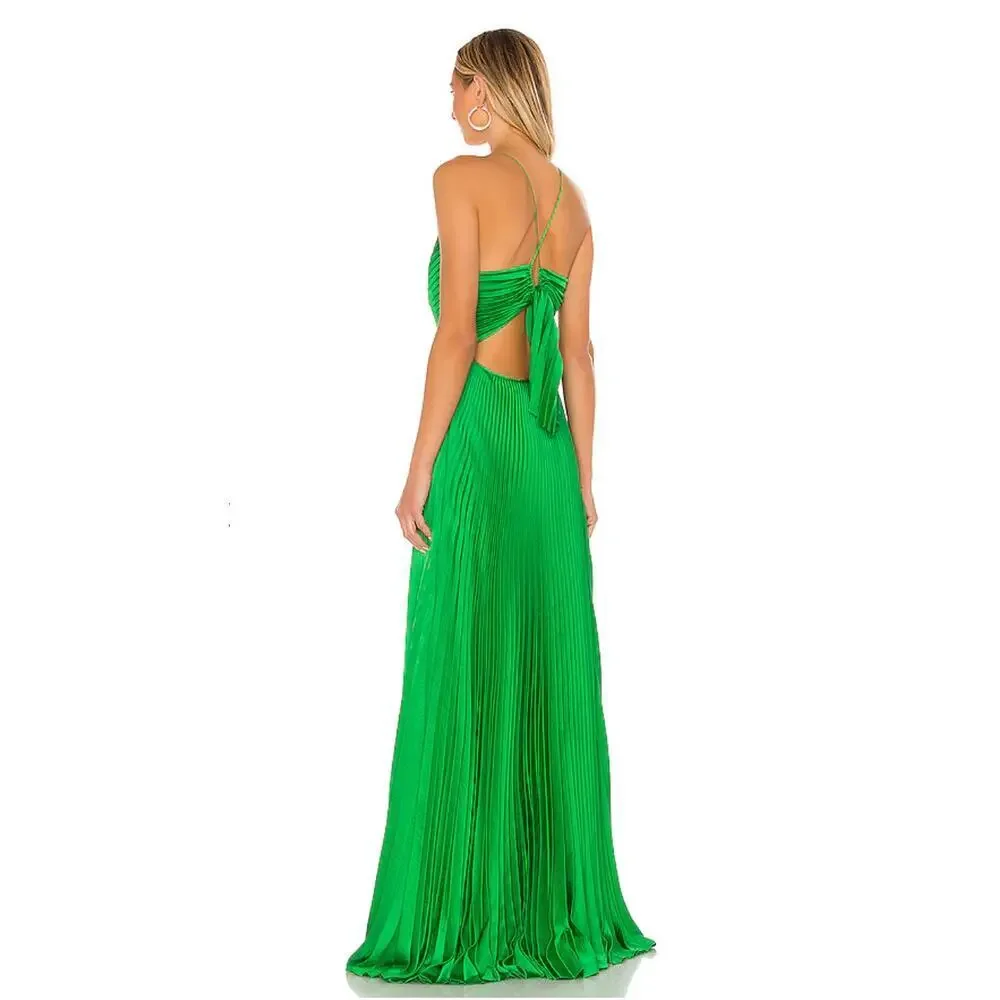 A.L.C. Aries Green Maxi Dress Size 10 - Pre-owned
